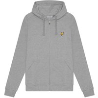 Lyle & Scott - Hoodie mit durchgehendem Reißverschluss für Herren, Sport (Grau)