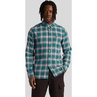 Lyle & Scott kariertes Flanellhemd für Herren in Grün