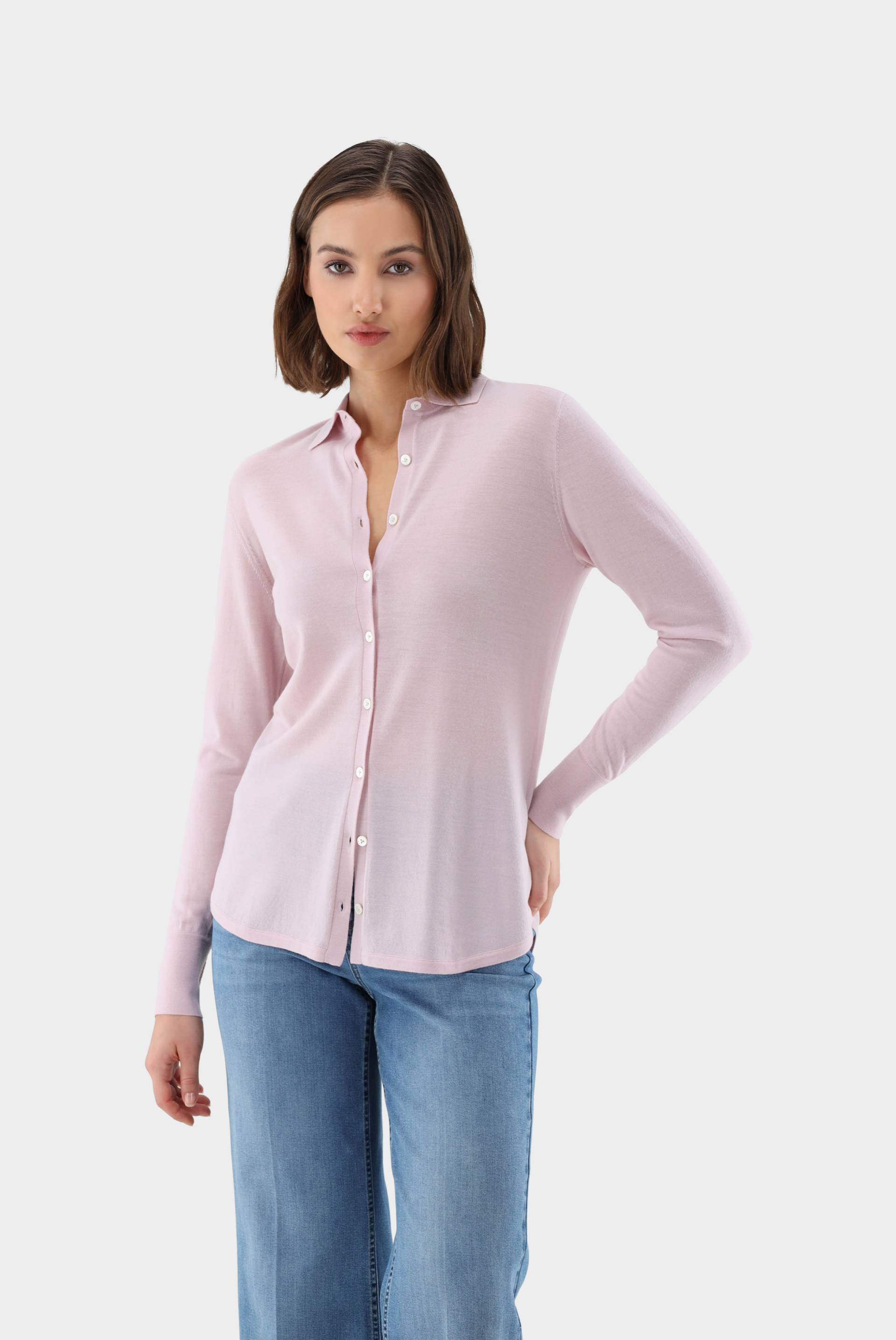 Strick-Bluse aus Merinowolle von van Laack