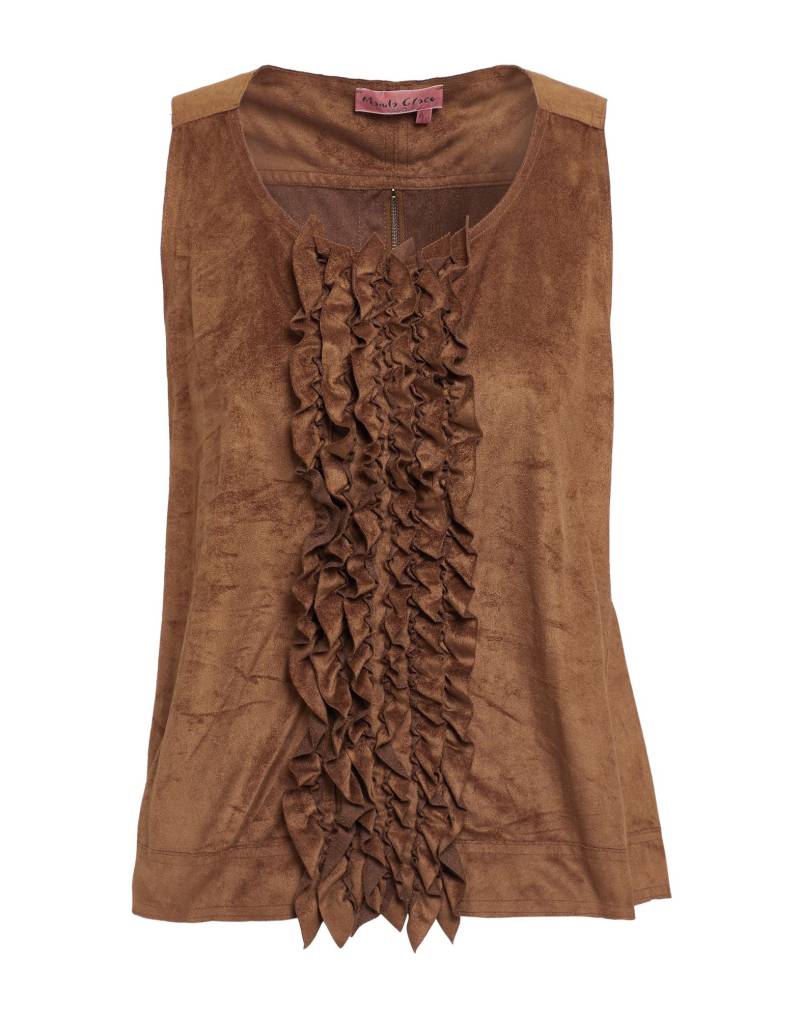 MANILA GRACE DENIM Top Damen Braun von MANILA GRACE DENIM