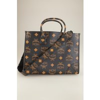 MCM Damen Handtasche, schwarz, Gr.