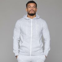 MYT Neue Herren Fleece Zip Up Hoodie Grau