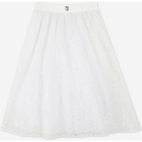 Mädchen Logo Tüllrock in Weiß