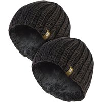 Männer Chunky Weicher Winter Rib Hat - 2er Pack