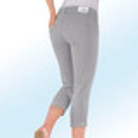Magic-Capri-Jeans in 5-Pocket-Form Hellgrau Grösse 40 hellgrau Gr. 40 Damen