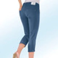 Magic-Capri-Jeans in 5-Pocket-Form Jeansblau Grösse 38 jeansblau Gr. 38 Damen