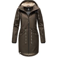 Marikoo Damen Softshelljacke – Racquellee mit Kapuze & Fleecefutter