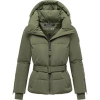 Marikoo Damen Steppjacke Aleyna mit Taillengürtel & Magnetverschlüssen Marikoo Damen Steppjacke Aleyna mit Taillengürtel & Magnetverschlüssen