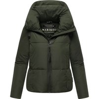 Marikoo Damen Winterjacke Ninikaa mit Kapuze & Fleece-Innenfutter