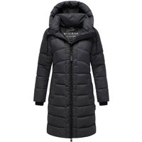Marikoo Damen Wintermantel Kaltnäschen mit abnehmbarer Kapuze