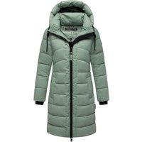 Marikoo Damen Wintermantel Kaltnäschen mit abnehmbarer Kapuze
