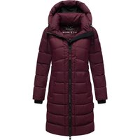 Marikoo Damen Wintermantel Kaltnäschen mit abnehmbarer Kapuze