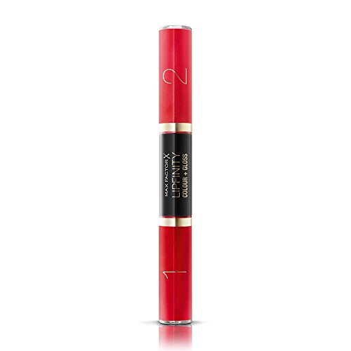 Max Factor lip colour&gloss 640 lasting grenadine, Damen, 2x3 ml, Kosmetik von Max Factor