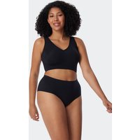 Maxi-Slip Microfaser schwarz - Invisible Soft 40 von Schiesser