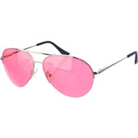 Maxy Damen-Sonnenbrille aus Metall in ovaler Form