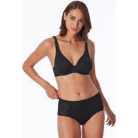 Midi-Slip Spitze schwarz - Air 46 von Schiesser