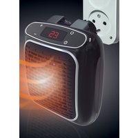 Mini-Heizung mit Thermo-Keramik-Heiztechnologie, Schwarz