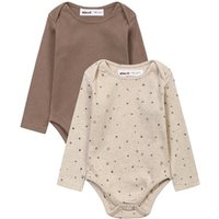 Minoti 2er Pack Bodys beige von minoti