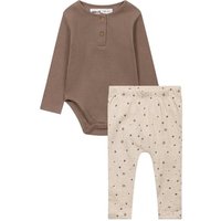 Minoti Set aus Body und Leggings grau/beige von minoti