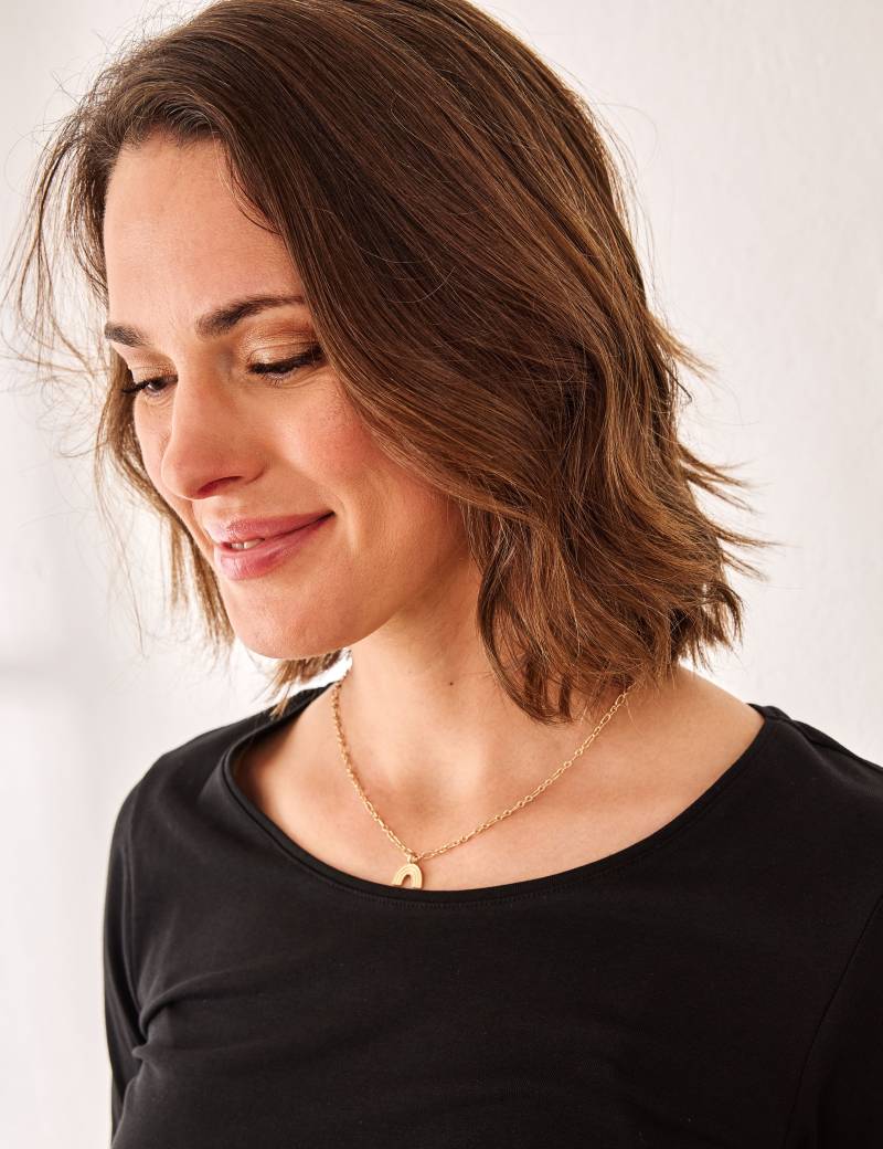 Modell NORA - Basic Langarmshirt von Jeans Fritz