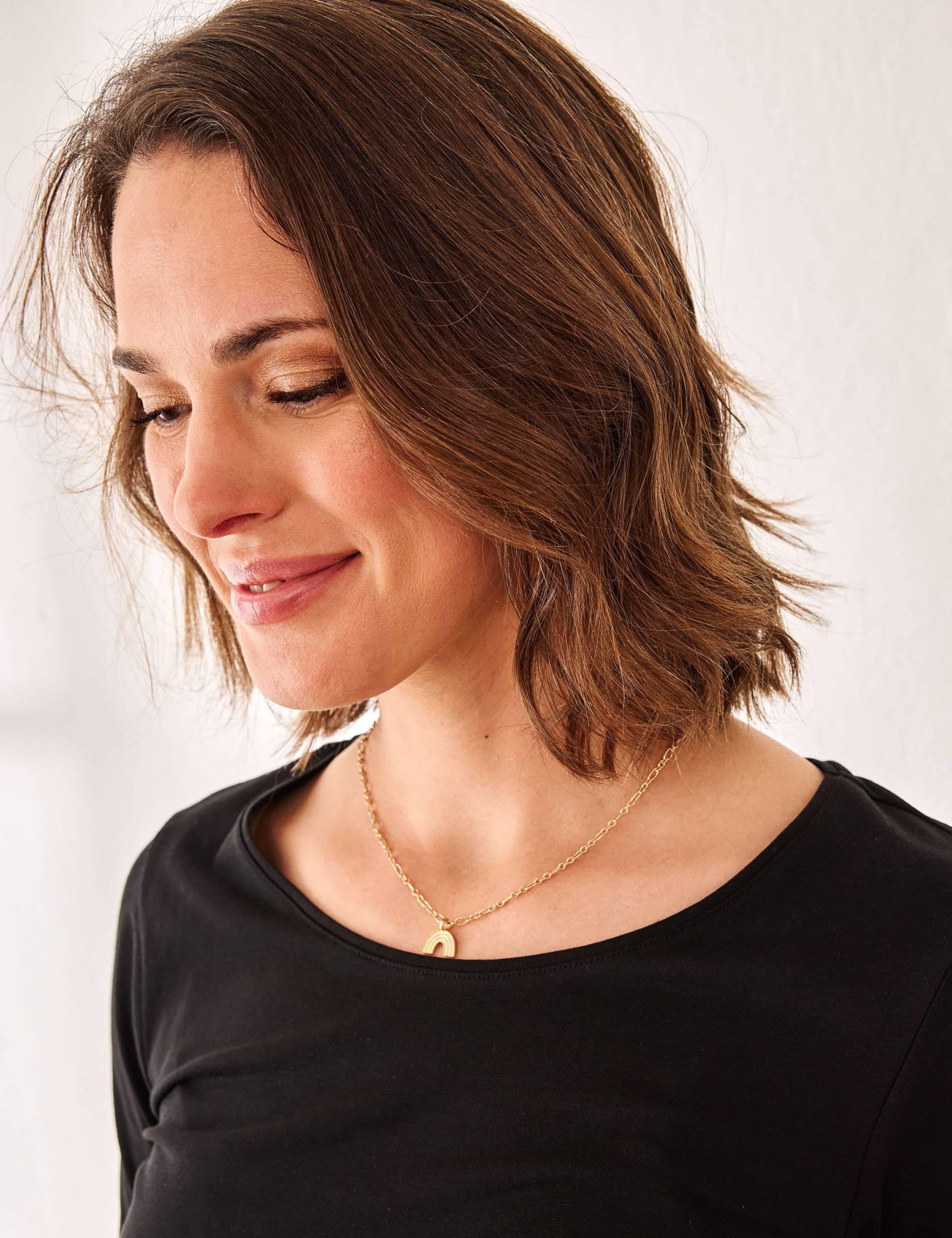 Modell NORA - Basic Langarmshirt von Jeans Fritz
