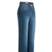 Modische Jeans in 5-Pocket-Form Jeansblau Grösse 19 jeansblau Gr. 19 Damen
