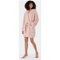 Morgenmantel Teddy-Fleece Comfort-Fit rosé - Essentials L von Schiesser