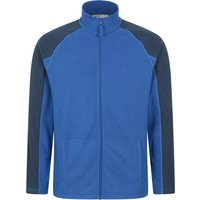Mountain Warehouse - "Ashbourne" Fleecejacke Durchgehender Reißverschluss für Herren (Kobalt)