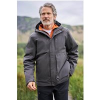 Mountain Warehouse - "Coastline" Jacke, wasserfest für Herren (Dunkelgrau)