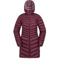 Mountain Warehouse Damen/Damen Florence Lange Gepolsterte Jacke (Burgund)