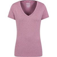 Mountain Warehouse Damen/Damen Vitality V Neck T-Shirt (Rosa)
