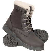 Mountain Warehouse - Damen Stiefeletten, Thermisches Material (Holzkohle)
