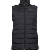 Mountain Warehouse Herren-Gepolsterte Weste Seasons mit Kunstpelzfutter (Schwarz)