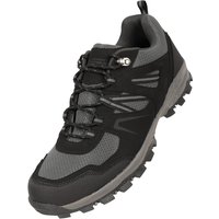 Mountain Warehouse Herren Mcleod Outdoor Breite Wanderschuhe (Schwarz)