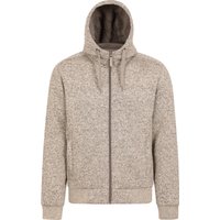 Mountain Warehouse Herren Nevis II Kunstfell Hoodie (Beige)
