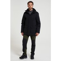 Mountain Warehouse Herren Ranger Gepolsterter Parka (Schwarz)