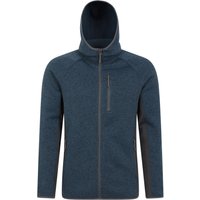 Mountain Warehouse Herren Treston Fleece Kapuzenpullover (Marine)