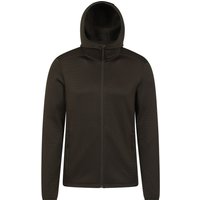 Mountain Warehouse - "Hike" Hoodie mit durchgehendem Reißverschluss für Herren - Aktiv (Dunkel-Khaki)