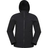 Mountain Warehouse - "Retreat" Softshelljacke Packable für Herren (Schwarz)