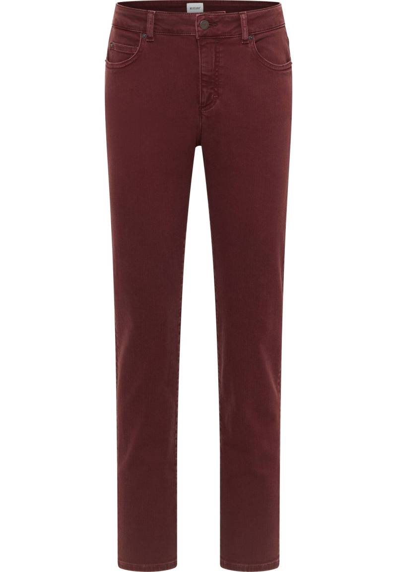 Mustang Damen Hose Style Crosby Relaxed Slim dunkelbraun
