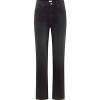 Mustang Damen Jeans Style Brooks Straight, schwarz dunkel