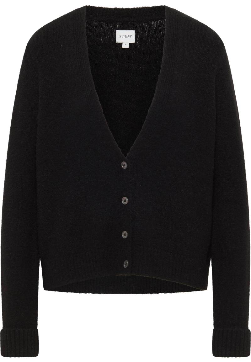 Mustang Damen Langarmcardigan Style Sedalia schwarz