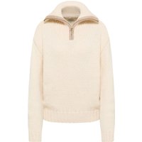 Mustang Damen Langarmpullover Style Madera, offwhite