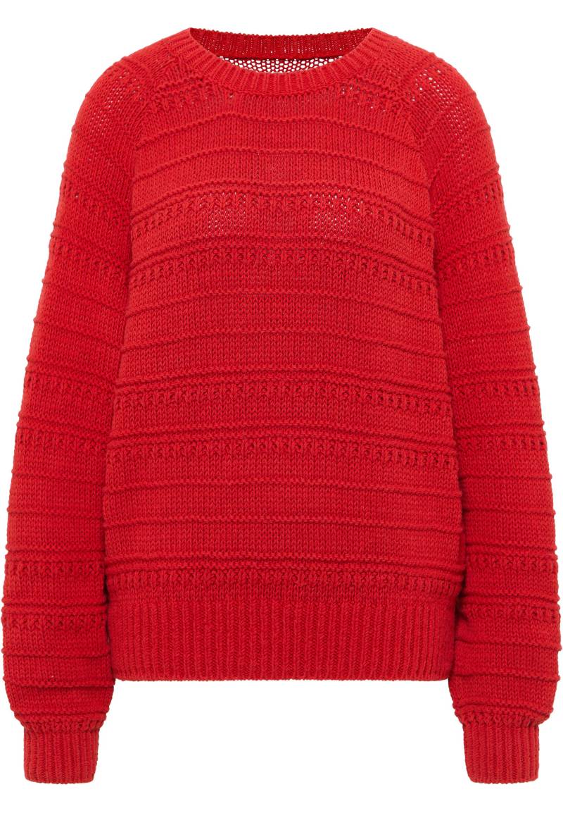 Mustang Damen Langarmpullover Style Silas rot