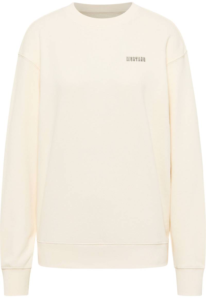 Mustang Damen Sweatshirt Style Aberdeen offwhite