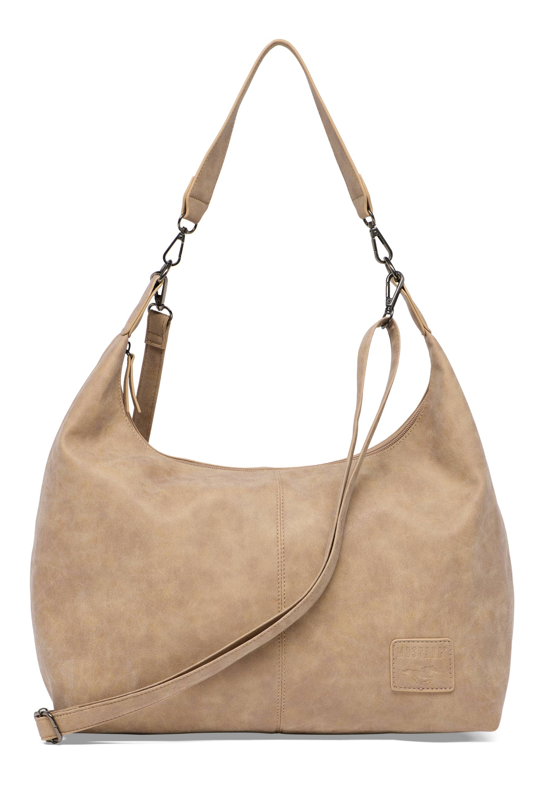 Mustang Damen Tasche Style Bologna Shopper beige