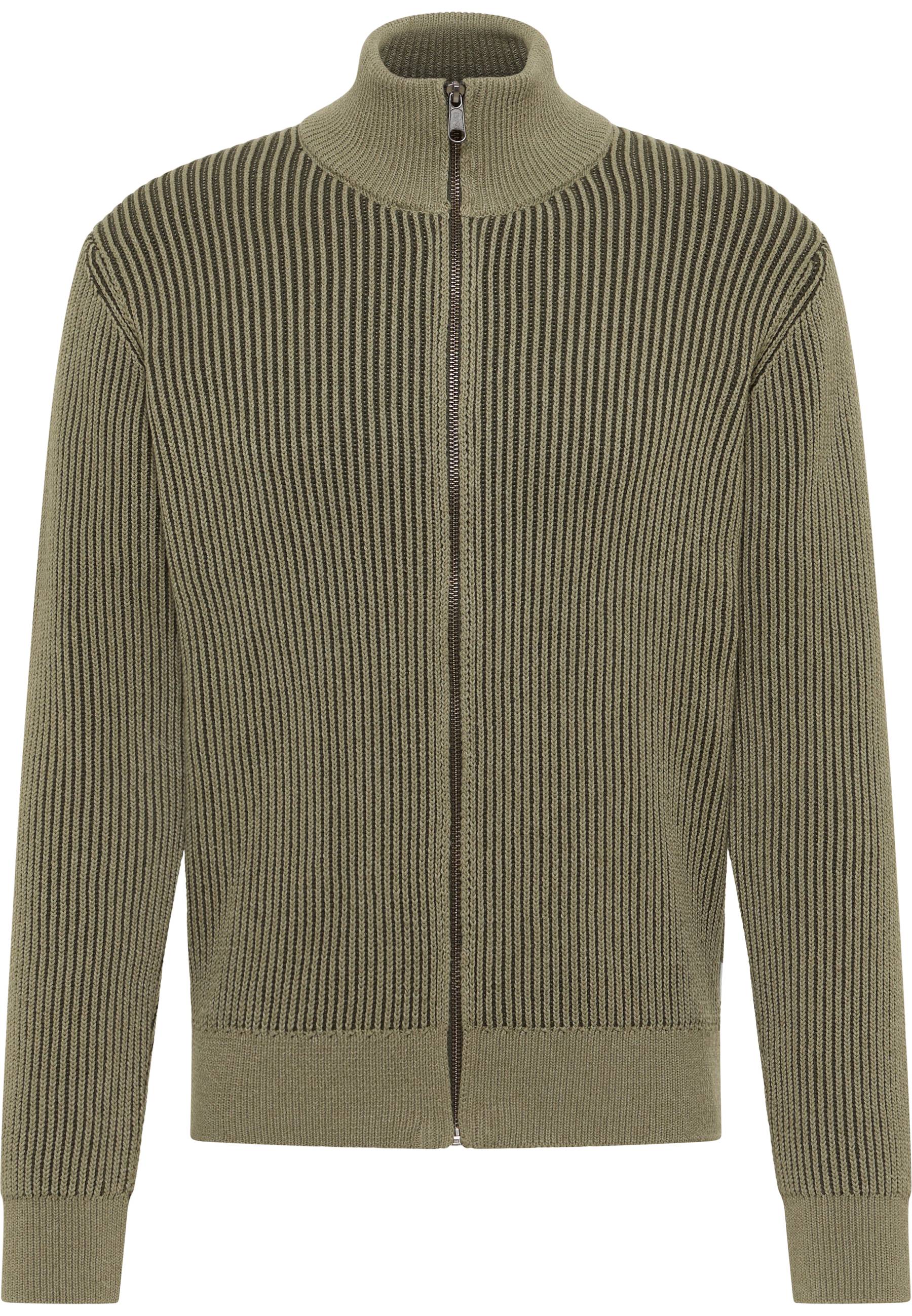 Mustang Herren Langarmcardigan Style Escondido khaki