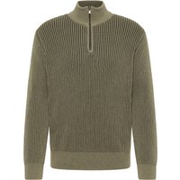 Mustang Herren Langarmpullover Style Eastvale, khaki