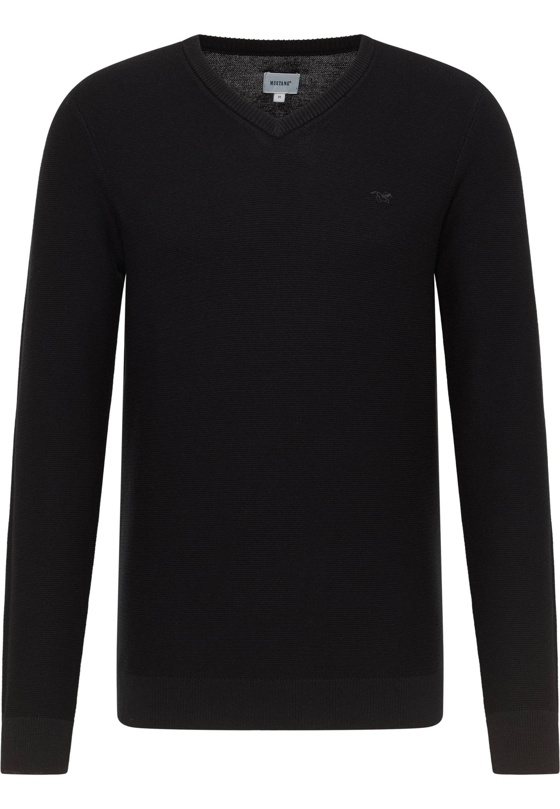 Mustang Herren Langarmpullover Style Elko anthrazit
