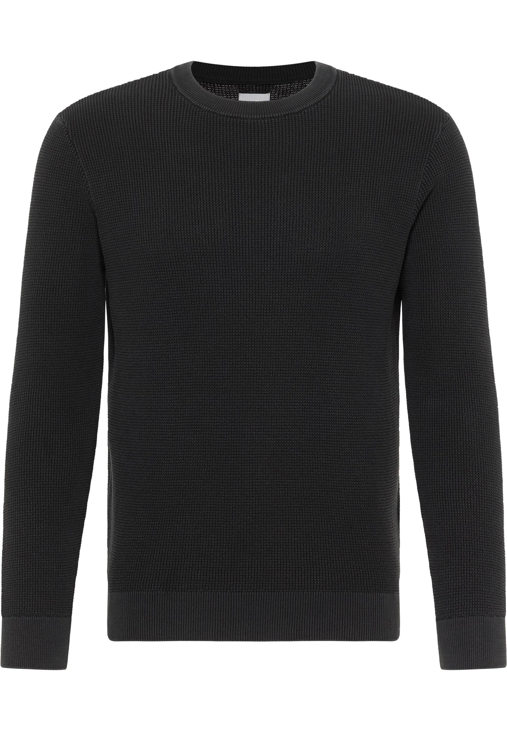Mustang Herren Langarmpullover Style Elliot anthrazit